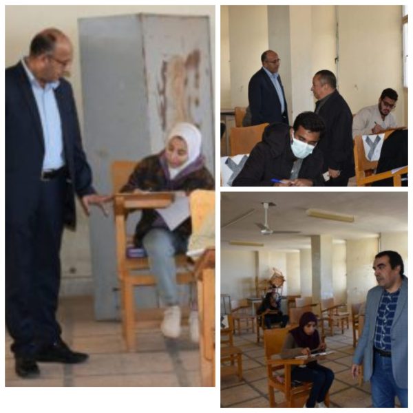 The Dean of the Faculty of Fisheries and Fish Technology inspected the examination committees for the second semester of the academic year 2022/2023