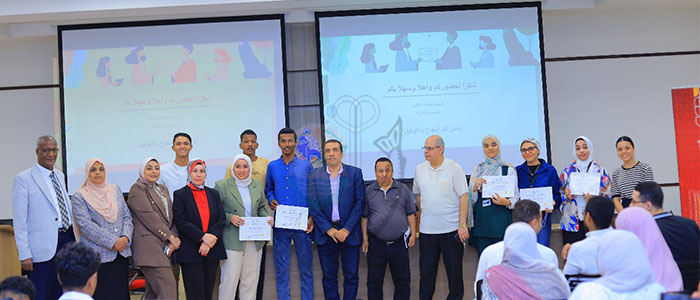 كلية تكنولوجيا المصايد والأسماك بجامعة أسوان تنظم فعاليات اليوم التعريفي للطلاب الجدد للعام الجامعي ٢٠٢٦/٢٠٢٥